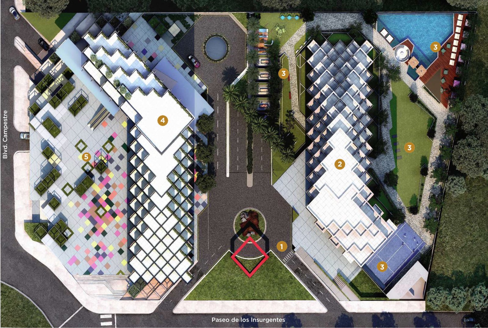 Vista aérea Master Plan