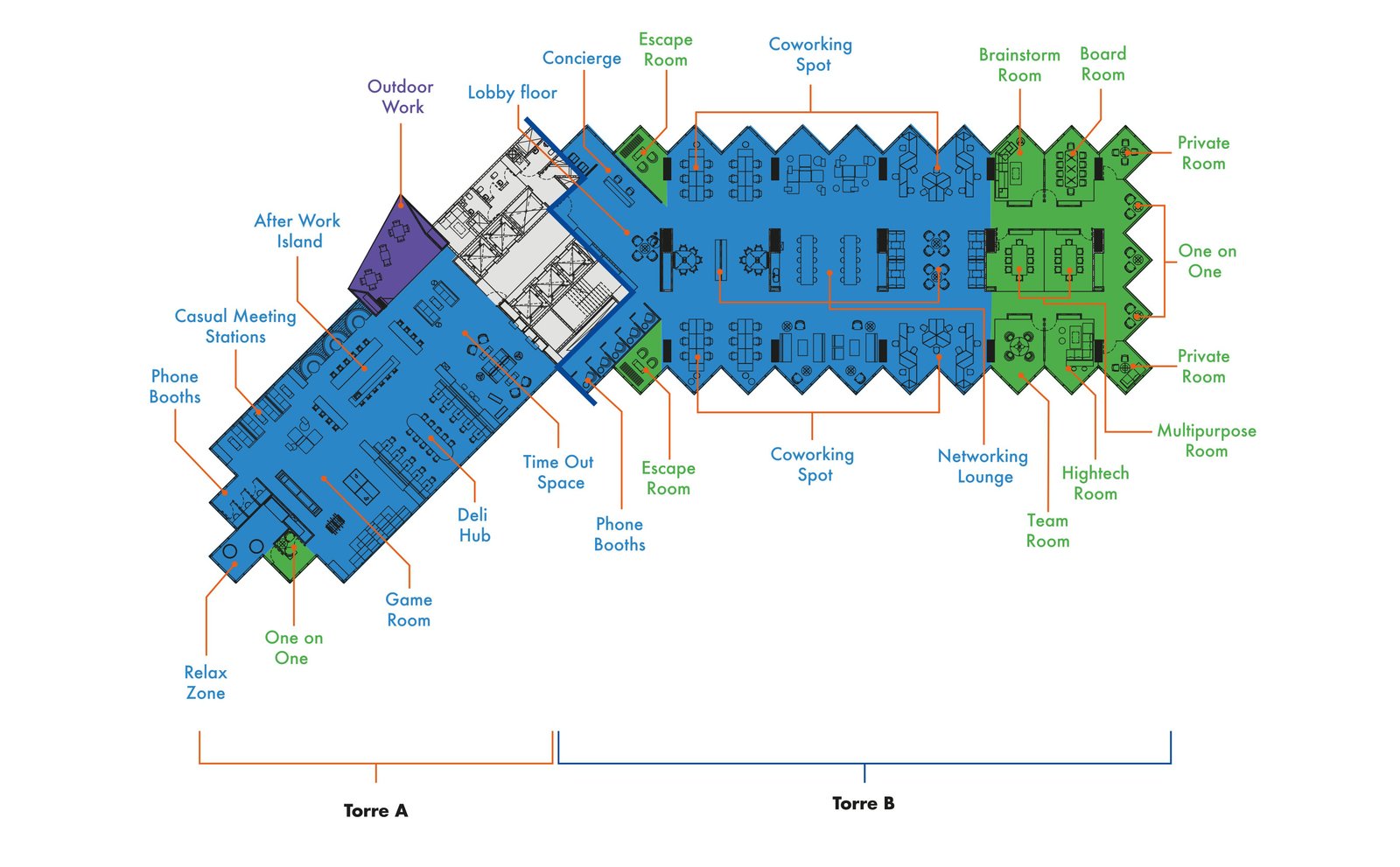 LEVEL Amenities Floor Plan